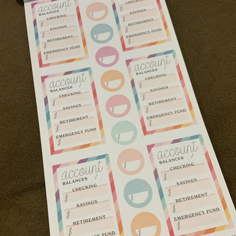 Happy Planner Sticker Bundle - 2 budget themed sticker books EUC - Picture 6 of 12